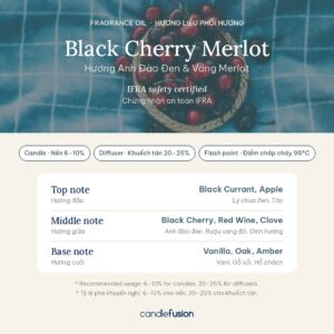 Thông tin phối hương Black Cherry Merlot