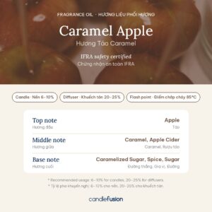 Thông tin phối hương Caramel Apple