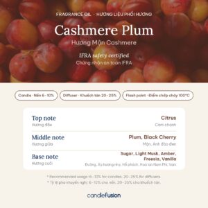Thông tin phối hương Cashmere Plum