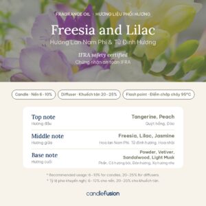 Thông tin phối hương Freesia and Lilac